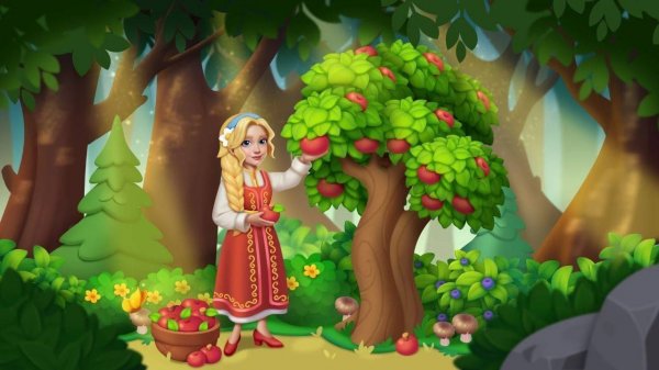 Forest Tile Swap Puzzle