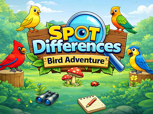 Bird Spot Differences Puzzle