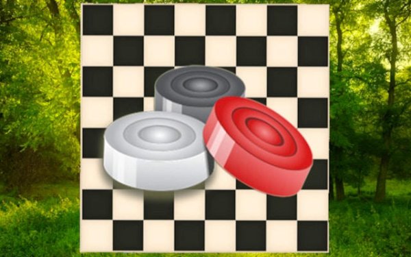 Classic Checkers Forest Online Game