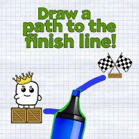 Draw a Path to the Finish Line Puzzle Game