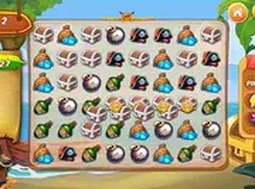 Sunny Shore Tile Swap Puzzle