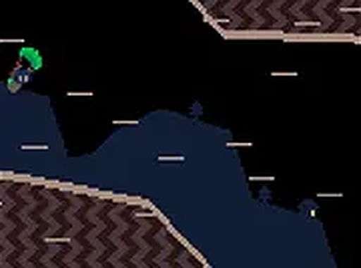 Parachute Peril Arcade Game