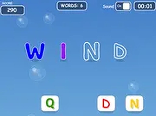 Kids Word Builder Puzzle