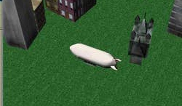 Peaceful Airship Glide